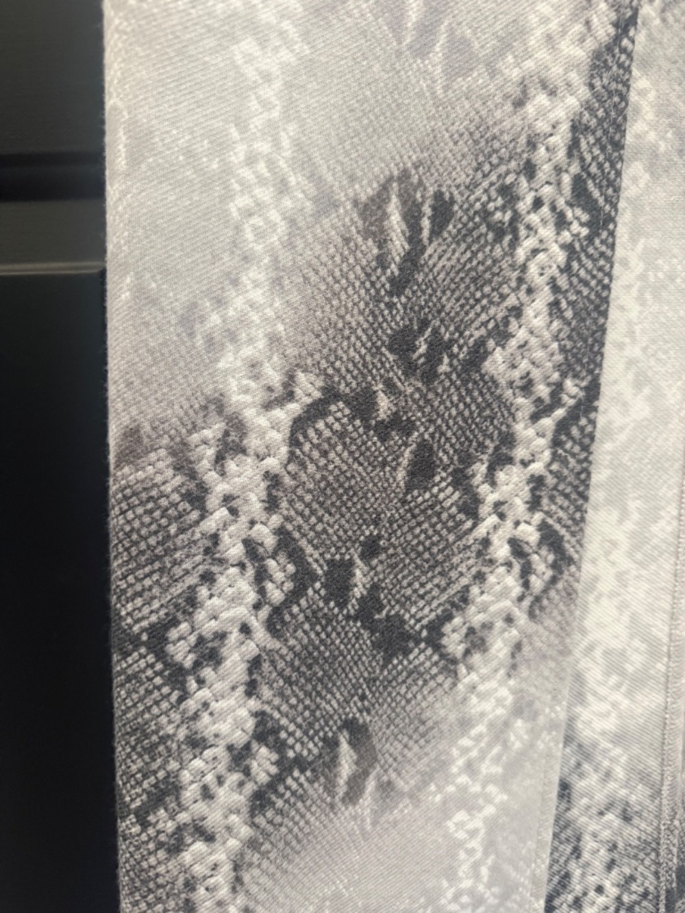 Snake skin print shawl